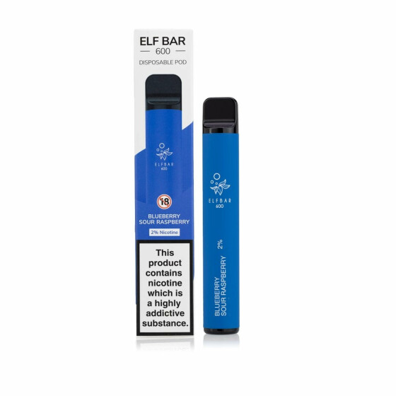 ELFBAR 600 - Blueberry Sour Rasperry