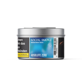 Social Smoke - Absolute Zero - 200g - 28,90&euro; -T&amp;T