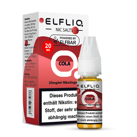 ELFBAR Elfliq 10ml - Cola 20mg