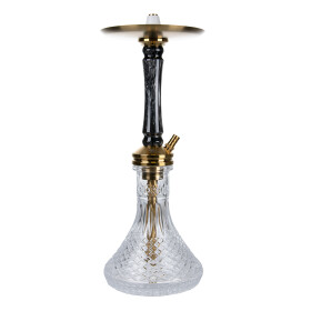 Jookah Edelstahl Shisha - Straight Flush - Gold/Black