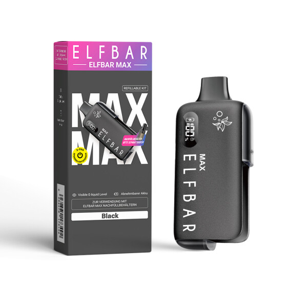Elf Bar Max Akku - Black - 650mAh