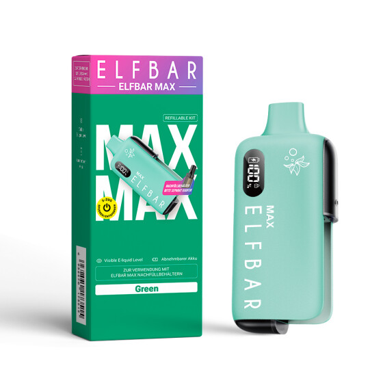 Elf Bar Max Akku - Green - 650mAh