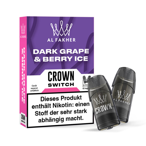 AF Crown Switch Pod - Dark Grape &amp; Berry Ice - 2er Pack