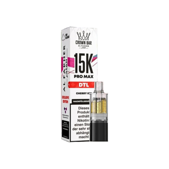 Al Fakher - Pro Max 15K DTL Pod 10ml - Cherry Ice