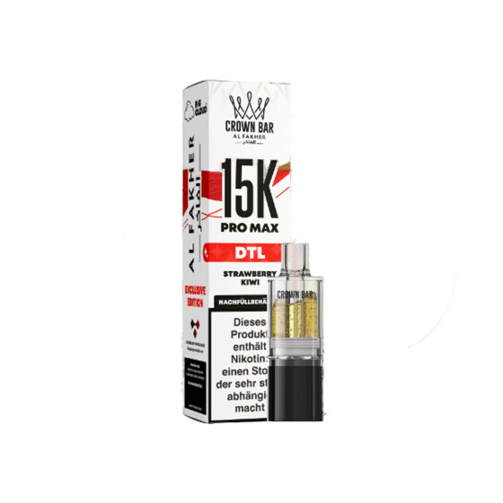 Al Fakher - Pro Max 15K DTL Pod 10ml - Strawberry Kiwi