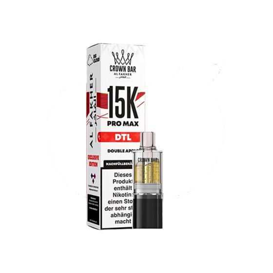Al Fakher - Pro Max 15K DTL Pod 10ml - Two Apple
